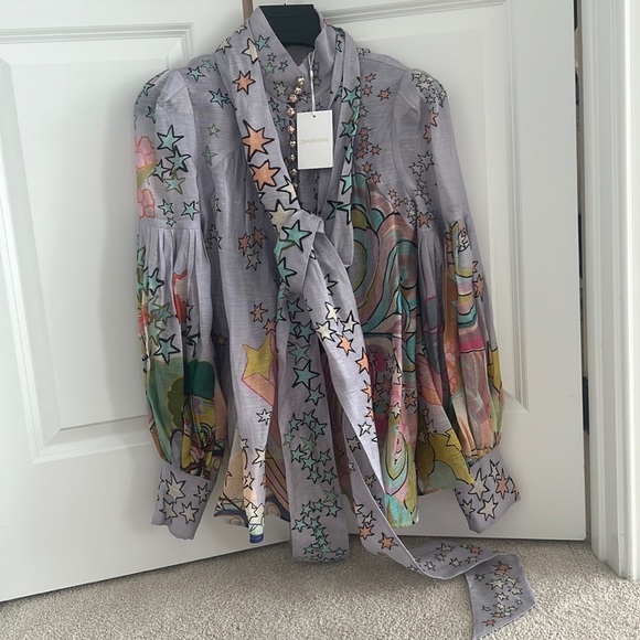 Zimmermann concert tie neck blouse - Picture 9 of 9